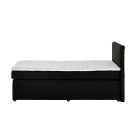 Möbel Kraft Boxspringbett ¦ schwarz ¦ Maße (cm): B: 147 H: 104