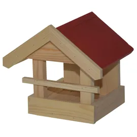 dehner natura premium Futterhaus Kaja 21,5 x 22 x 21,5 cm Rot