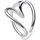 Pandora 193288C00 Damen-Ring Herz Silber, 56/17,8