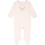 Steiff Strampler in Rosa/Weiß - Gr.: 68