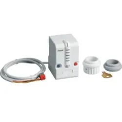 Hager TX502 Stellantrieb motorischer mit Temperaturregelung und integr. Temperatursensor,KNX.Stellantrieb für stetige Ventilregelung