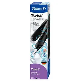 Pelikan Twist® structure Patronenfüller schwarz M (mittel), 1 St.