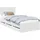vidaXL Modernes Bett 100 x 200 cm Weiß
