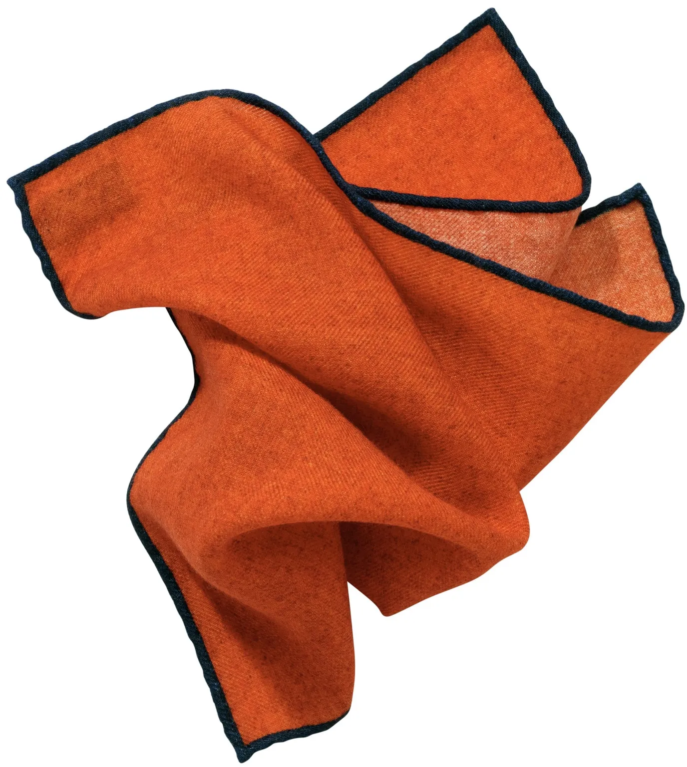 Mey & Edlich Herren Einsteck-Taschentuch Orange einfarbig - 01