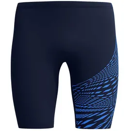 Speedo Medley Logo Jammer - Navy / Cobalt Pop, 30