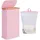 luxuskollektion Wäschekorb Deckel Wäschesammler Bambus faltbar 75L mit Deckel Rosa