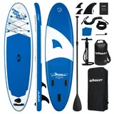 Swayit Aufblasbares SUP Board Set Stand up Paddling Board Aufblasbare SUP Board mit Premium SUP-Zubehör(Shark-Blue)