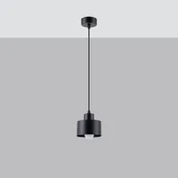 Sollux SAVAR 1-flg. 60 W Durchmesser schwarz