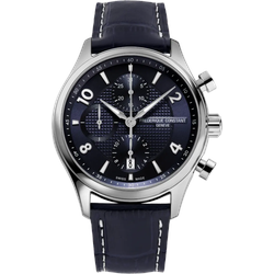 Frederique Constant Classics Runabout Chronograph Automatic FC-392RMN5B6 - Guilloché,blau - 42mm