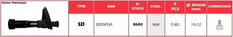 NGK Antiparasiet - SD05FGA