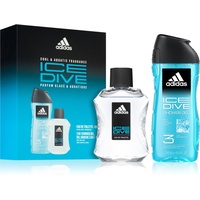 adidas Ice Dive Geschenkset mit Eau de Toilette 100 ml und Duschgel 250 ml