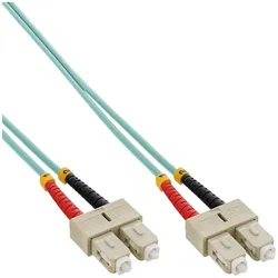 InLine LWL Duplex Kabel, SC/SC, 50/125μm, OM3, 2m