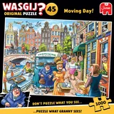 JUMBO Spiele Wasgij Original 45 - Umzugstag 1000 Teile Puzzle