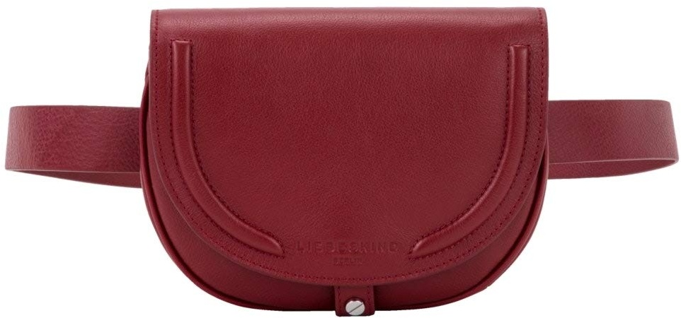 Liebeskind Berlin Round Love Note Belt Bag Umhängetasche, Medium (16 cm x 20 cm x 4cm), dahlia red - Medium (HxBxT 16cm x 20cm x 4cm )