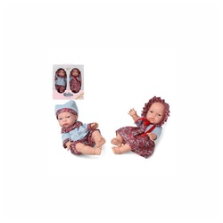 Bigbuy Babypuppe Puppe Babypuppe Spielpuppe Baby-Puppe Kinderspielzeug Twins rot