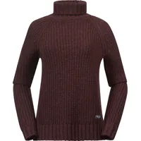 Bergans Damen Nordmarka Merino High Neck Pullover (Größe S, rot)