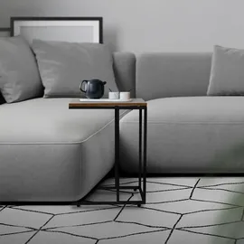 ML-Design Beistelltisch C-Form 45x25x64 cm Metallgestell