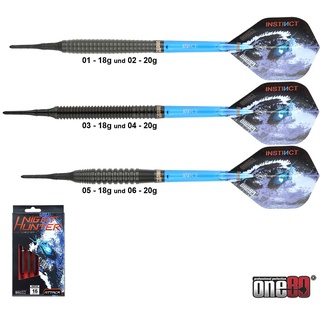ONE80 Night Hunter 90% Tungsten Softdarts 05-18g