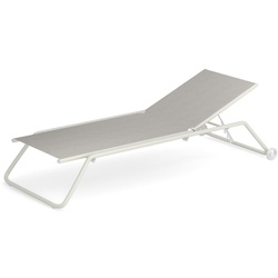 Sonnenliege Snooze - mattweiss - eis