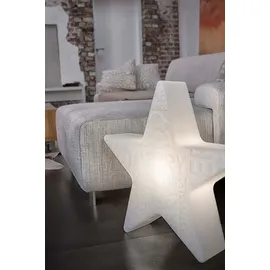 8 seasons DESIGN Sternleuchte Kunststoff Ø 60 cm inkl. Leuchtmittel Weiß