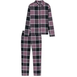 SCHIESSER Pyjama kariert Blau 44