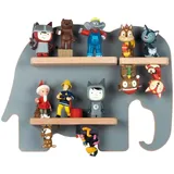 BOARTI Kinderregal Elefant grau