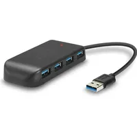 Speedlink Snappy Evo (USB-A, 7 Ports), Dockingstation + USB Hub, Schwarz