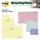 Post-it Post-it® Recycling Notes Haftnotizen 6531B gelb, 6 Blöcke