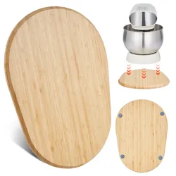 VEVOR Brett 399x282x23mm ovale Unterlage PTFE-Füße für Mixer Küchenmaschine