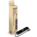 Club 3D CSV-1599 (USB C), Dockingstation - USB Hub Schwarz