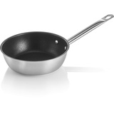 Was Sauteuse Cookware 21 mit PTFE Antihaftbeschichtung, Ø 16 cm, Chromnickelstahl 18/10