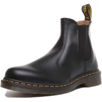 Dr. Martens 2976 Yellow Stitch Smooth black smooth leather 41