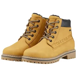 TOM TAILOR Jungen Unifarbene Stiefel, beige, Uni, Gr. 31