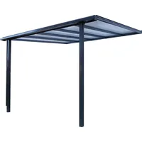 BECKMANN Terrassendach BECKMANN "TREND Gr. 1", grau (anthrazit), B:312cm