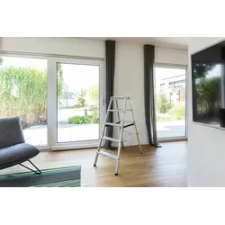 PROREGAL ML Stufen-Stehleiter beidseitig begehbar 2x6 Stufen