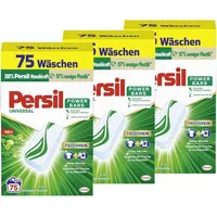 Persil Power Bars Universal Waschmittel, vordosiertes Vollwaschmittel, 3x 75 WL