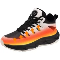 LDRFSE Beheizbare Schuhe mit USB-Aufladung, Winterschuhe Heated Turnschuhe Herren Damen Elektrisch Fußwärmer mit 3 Temperatureinstellungen,Trekking Wanderhalbschuhe, Black White-38 EU