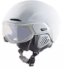 Alpina ALTO V, white matt - Skihelm mit Visier - 55-59cm
