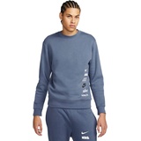 Nike Club Fleece+ Golf-Rundhalsshirt mit Angerauter Inn Sweatshirt Diffused Blue XL
