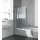 Kermi Faltwand „DIGA“ 2PR 1000x1500, silber hochglanz, ESG Opaco, DI2PR10015VUK DI2PR10015VUK