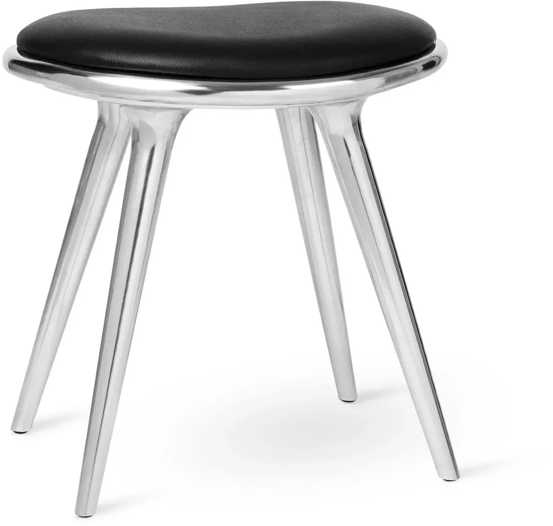 Barstühle MATER, Stuhl, Metallisch, für Esszimmer, Aluminium, Design - 44 - 47