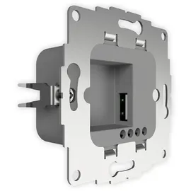 2USB 1-fach Unterputz-Einsatz IP20 Hellgrau 2 St.