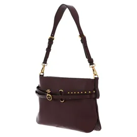 PINKO Belt Bag Mini Schultertasche Leder Burgundy Wine