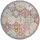 The CarPET Palma Outdoor-Teppich Ø 120 cm mehrfarbig