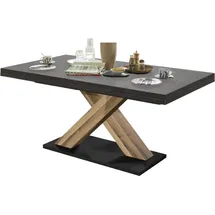 Mäusbacher Komfort 2.0 160 x 76 x 90 cm Asteiche/Schwarzstahl