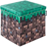 Minecraft Sitz- und Aufbewahrungsbox, Grasblock, - Gr.: onesize