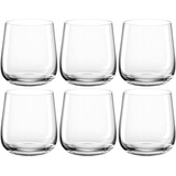 LEONARDO 6er Set Leonardo Wasserglas Brunelli 400 ml Glas Transparent Klar