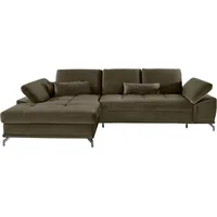 OTTO home Eckcouch Polyester 3-Sitzer Grün