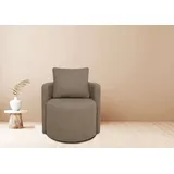 otto home Sessel mit wendbarem Rückenkissen, auch in recyceltem Stoff erhältlich grau