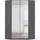 OTTO home Eckschrank AGORDO 117 x 210 x 117 cm Grau
